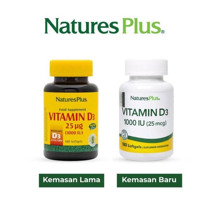 Vitmax- Natures Plus Vitamin D3 1000 Iu