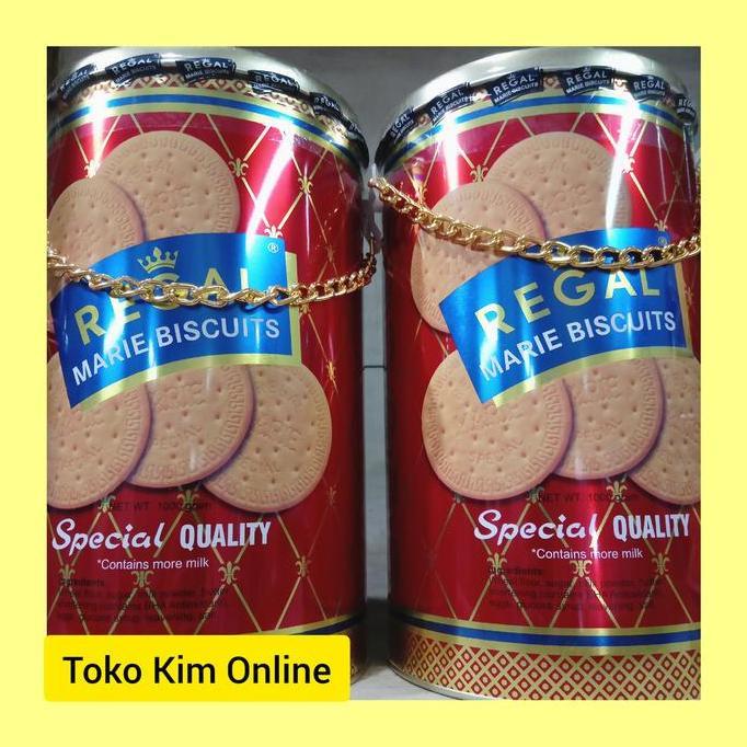 Biskuit Marie Regal Kaleng Rantai 1 kg