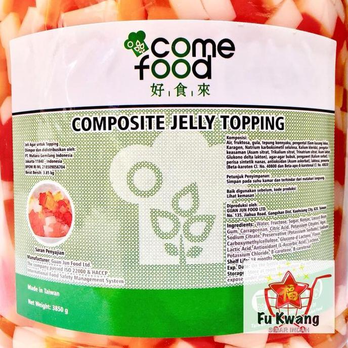 [Khusus Gosend] Rainbow Jelly Come Food Brand Import Taiwan 3,85 kg