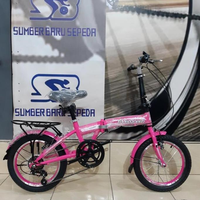 Terlaris Sepeda Lipat 16" Evergreen Anak