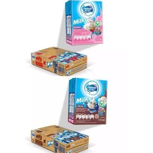 Expert- 1 Dus Susu UHT Bendera 115ml Isi 36pcs / 1 Karton Frisian Flag UHT