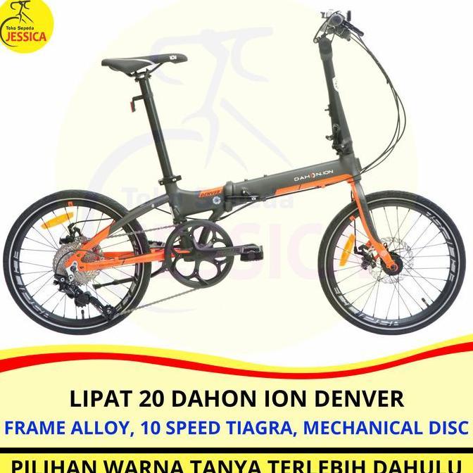 Terlaris Sepeda Lipat 20 Dahon Ion Denver