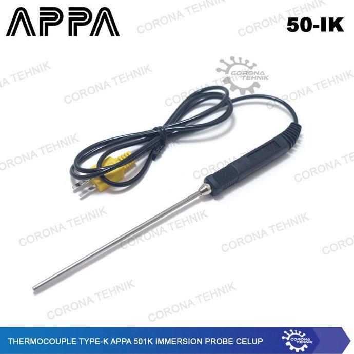 Thermocouple Type-K APPA 50IK Immersion Probe Celup