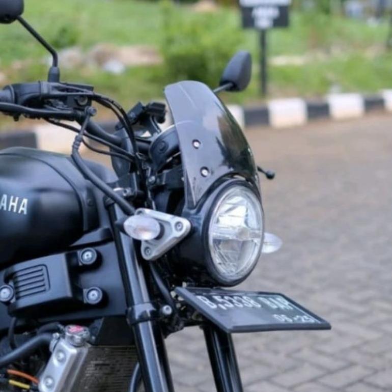 Winsil XSR Windshield Yamaha XSR 155 Visor XSR 155 Winsil carbon Visor XSR155