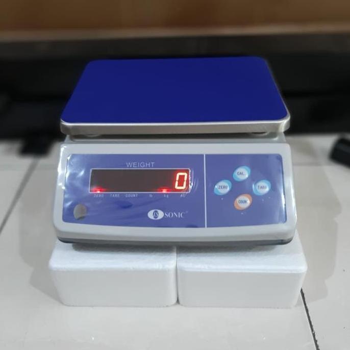 BEBAS ONGKIR - Timbangan Digital SONIC ACS-RS  kapasitas 15kg x 0.5gram / timbagan digital dapur 15k
