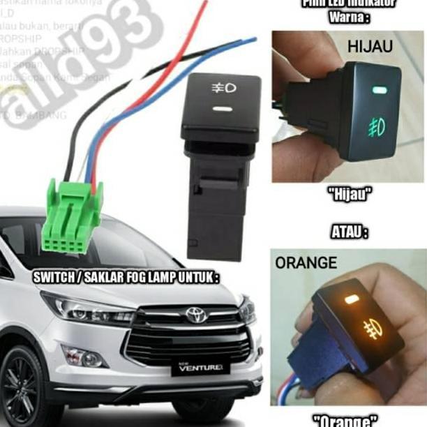 Expert- SWITCH FOGLAMP TOYOTA INNOVA REBORN - Saklar Lampu KIJANG INOVA Fog