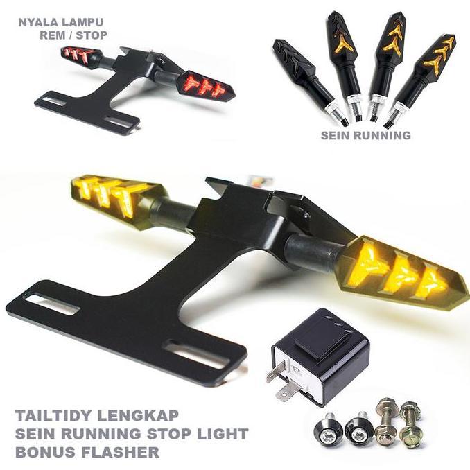 Tail Tidy Honda Cbr 150R Plus Lampu Sein Sen Led Running Diskon