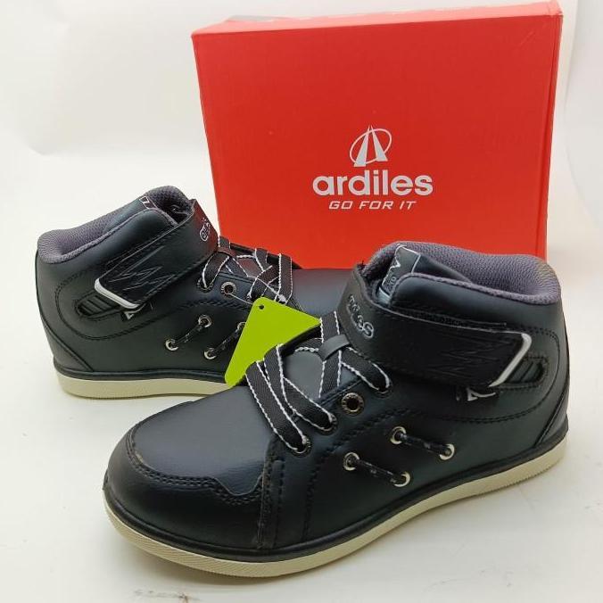 Promo Sepatu Anak Ardiles  BS-TWO SIDE Hitam-Putih / Sepatu sekolah Ardiles / Sepatu anak Sekolah Hi