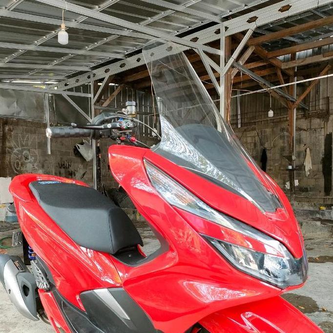 Windshield Pcx 150 Model Touring 70Cm Visor Pcx Lokal Tinggi Termurah
