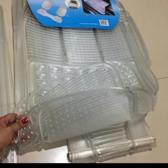 karpet mobil 3 pc universal semua mobil warna bening RESTOCK