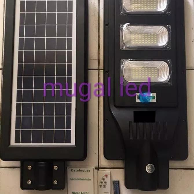 lampu solar cell 60 watt kuning / lampu tenaga matahari/lampu pju led Promo