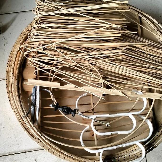 TERMURAH - (AMBRUKAN) SANGKAR BURUNG MURAI SIAP RAKIT RUJI NON ROS BAHAN BAMBU KANDANG BURUNG sangka