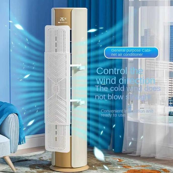 Cover Penutup Angin Ac  Berdiri Vertical Adjustable Air Conditioner Deflector PROMO