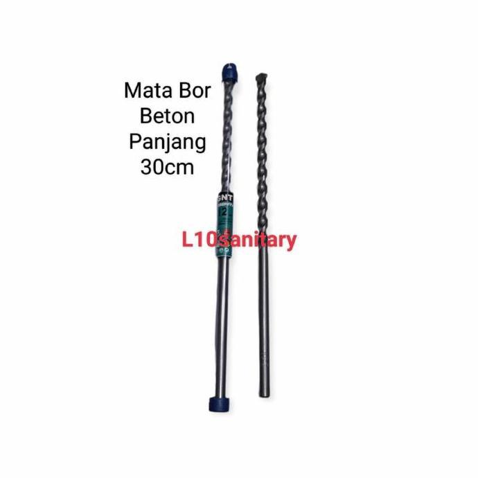 Yourpw- Mata Bor Beton Panjang / Mata Bor Tembok Panjang 30Cm / 12" Inch