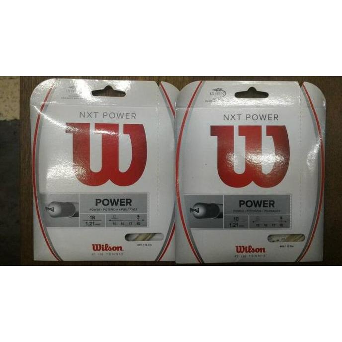 TERBARU - Senar TENIS WILSON NXT POWER 18/ SENAR WILSON NXT POWER 18 FRANCE
