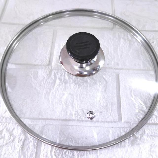 Tutup Kaca Panci Teflon Pan Kuali Wajan Penggorengan Tutupan Mangkok