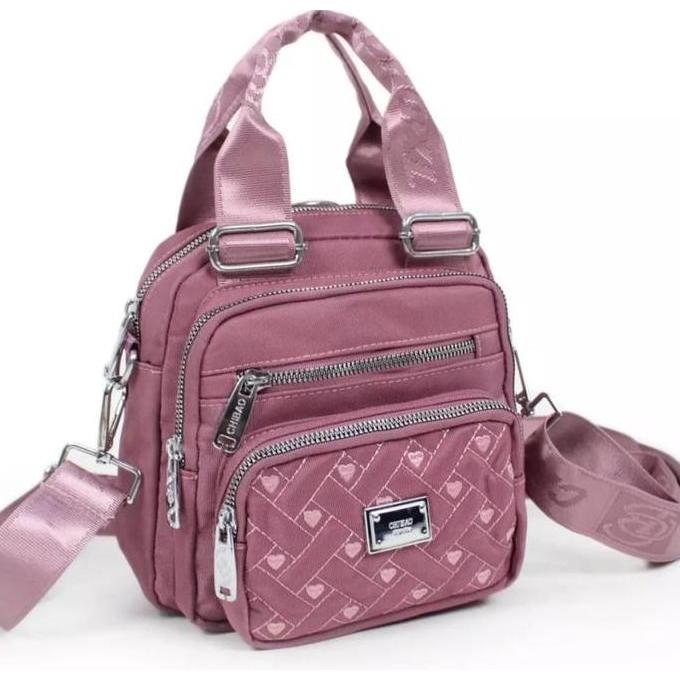 Tas selempang wanita 3in1 chibao import original