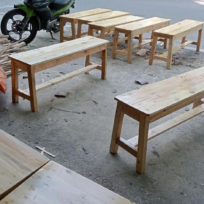 Bangku Panjang Kayu Bangku Warung Kursi Warteg Kursi Serbaguna