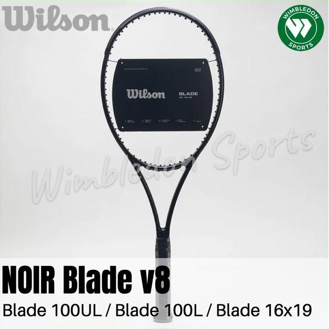 Raket Wilson Noir Blade 98 v8 / Raket Wilson Blade Noir 100L 100UL v8
