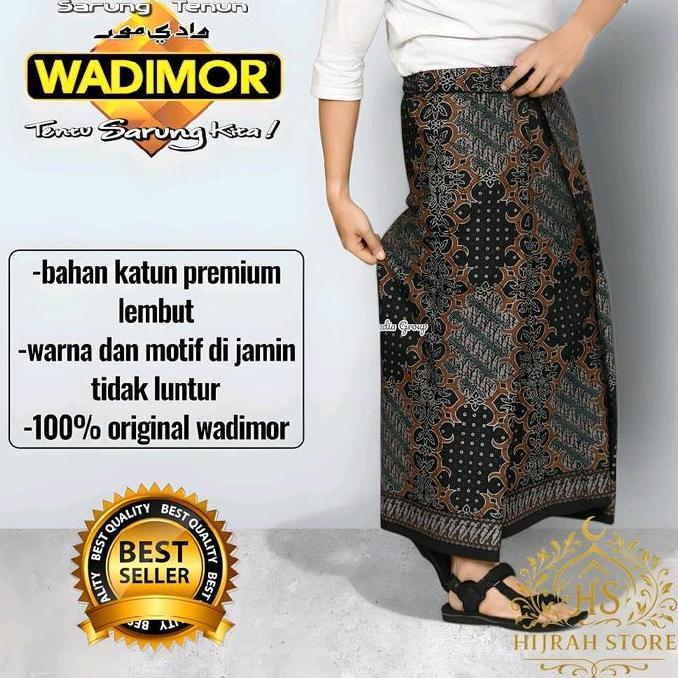 Syukron- Sarung Batik Wadimor Jawa Batik Series Motif Mewah Elegan Katun Premium Lembut Dewasa Musli