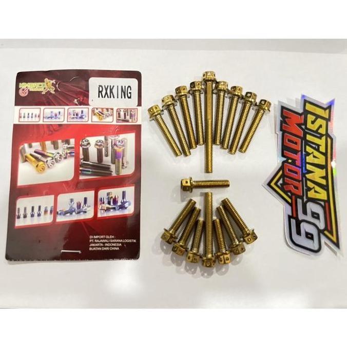 Expert- BAUT PROBOLT CVT RX KING THAILAND BAUT BLOK MESIN CVT RX KING SATU SET