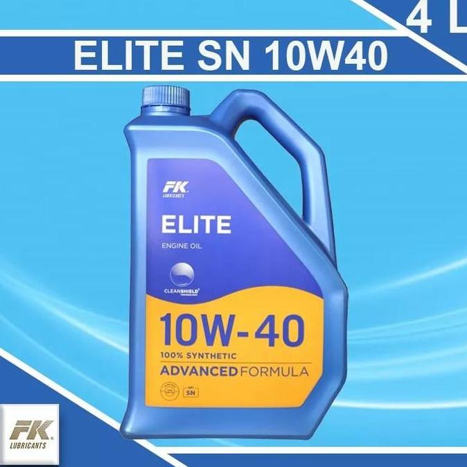 oli, oli fk massimo, oli fk, oli, mobil, motor, bensin, elite sn, 10w40, 4 liter TERBATAS