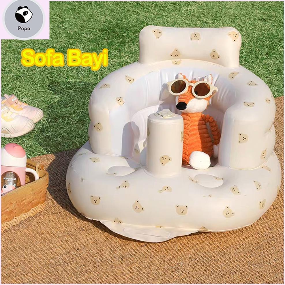 New Promo Sofa Bayi Belajar Sofa Tiup Kursi Pompa Bayi Kursi Makan Bayi Belajar Duduk Makan Main Dan