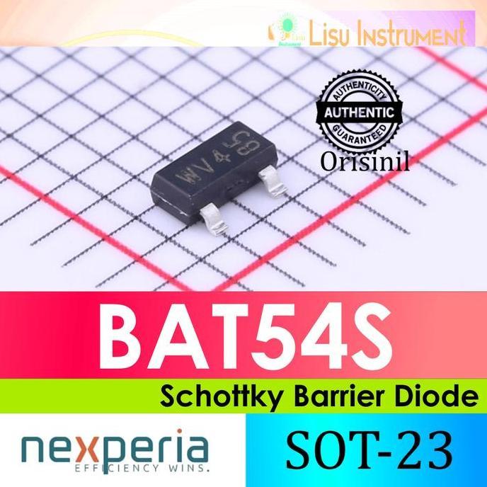 BAT54S SCHOTTKY BARRIER DIODE V4 WV4 SOT-23 NEXPERIA ORIGINAL
