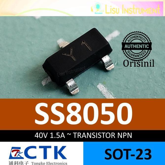 TKSS8050 40V 1.5 A ~ SS8050 Y1 TRANSISTOR NPN SOT-23 CTK ELECTRONIC