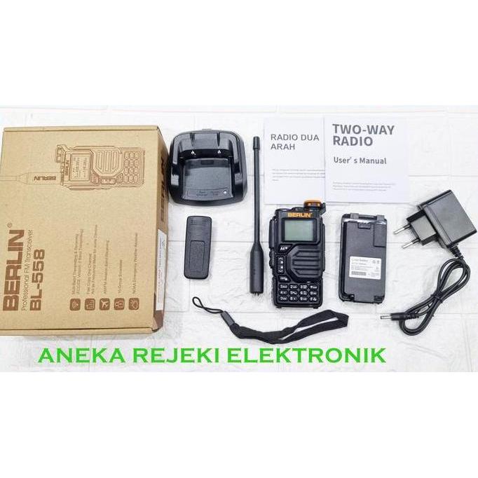 TERBARU - HT ALLBAND MURAH BERLIN BL 558 BL-558 BL558 DUALBAND ORIGINAL RESMI