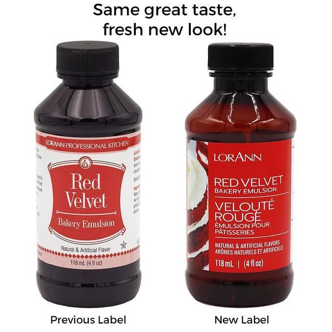 BEBAS ONGKIR - LorAnn - Red Velvet Baking Emulsion, 118ml