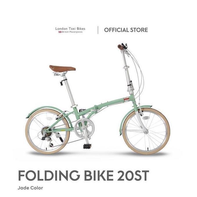 Terlaris Sepeda Lipat London Taxi Folding Bike 206S - Jade