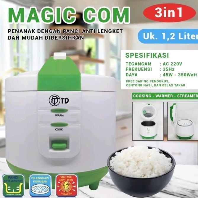 TERMURAH - Magic com / Magic Com TD 1.2 L / Rice cooker TD 1.2 L / Rice Cooker / Magic Com murah