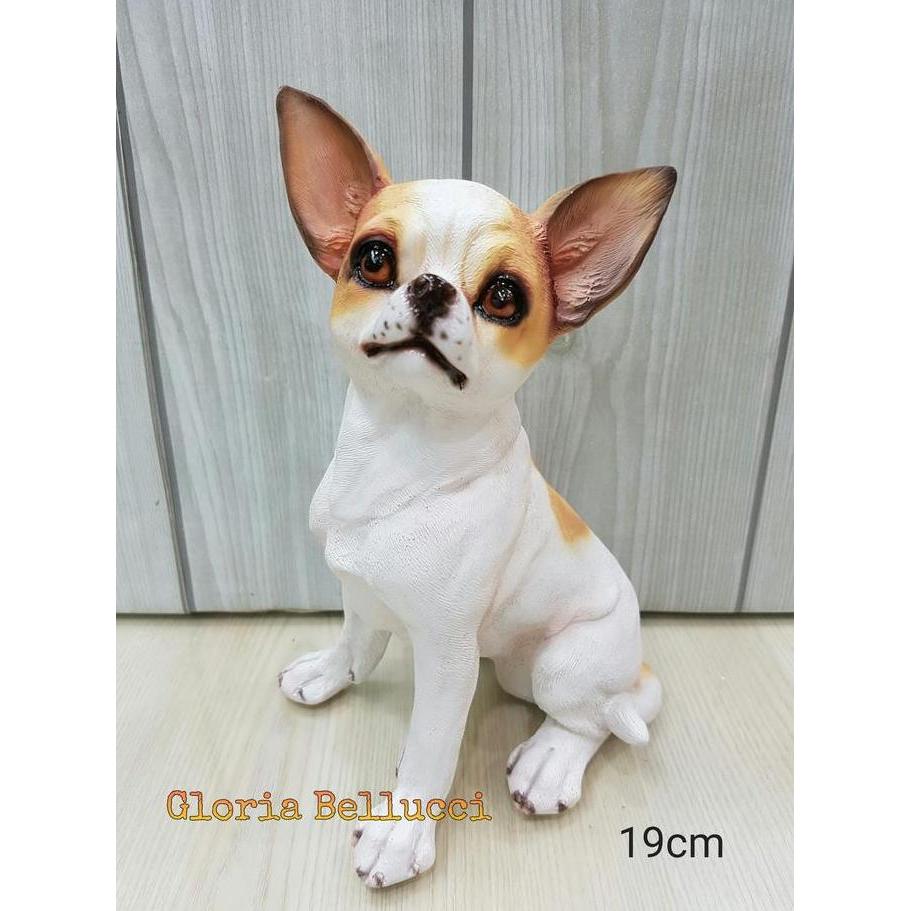TERBARU - PATUNG PAJANGAN MINIATUR ANJING CIHUAHUA PETSHOP
