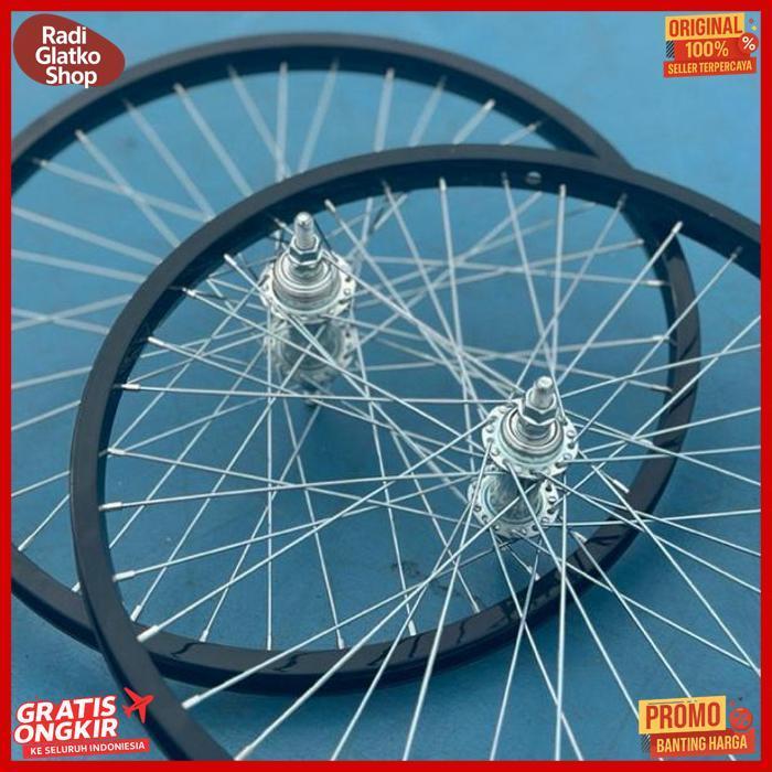 Sale Berjaya Bike - Velg Velg Setelan Sepeda 20 / Pelek Sepeda 20 Komplit / Velg Sepeda Bmx /Rim / R