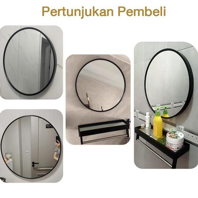 Cermin Aesthetic / Kaca Kamar Mandi / Cermin kamar mandi / Cermin Rias Dinding / Cermin Kamar Mandi 