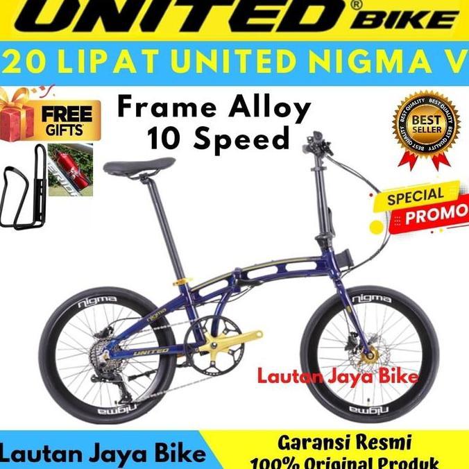 Terlaris Sepeda Lipat 20 United Nigma V