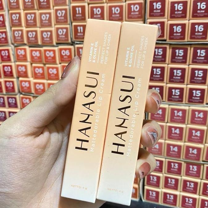 [GROSIR] [12PCS] Hanasui Mattedorable Lipcream Mate