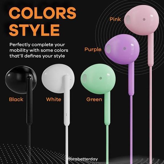 Bundling JETE Headset Earphone HA6 + Pouch