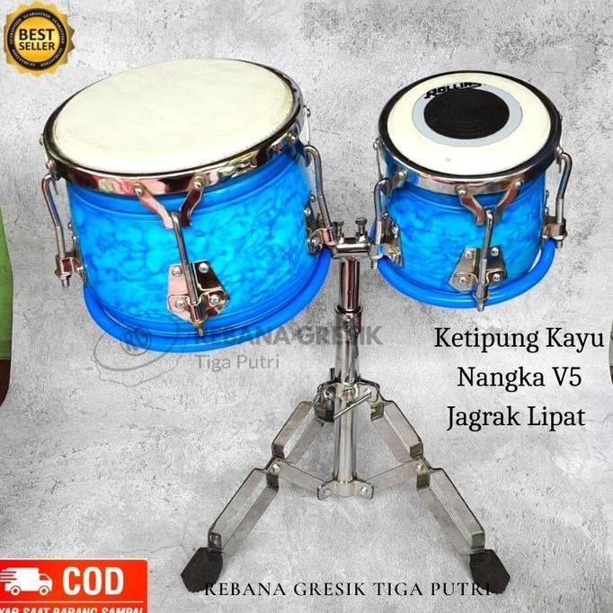 Gendang Murah Kendang Murah Ketipung Koplo Satu Set Kayu Nangka Plus Jagrak