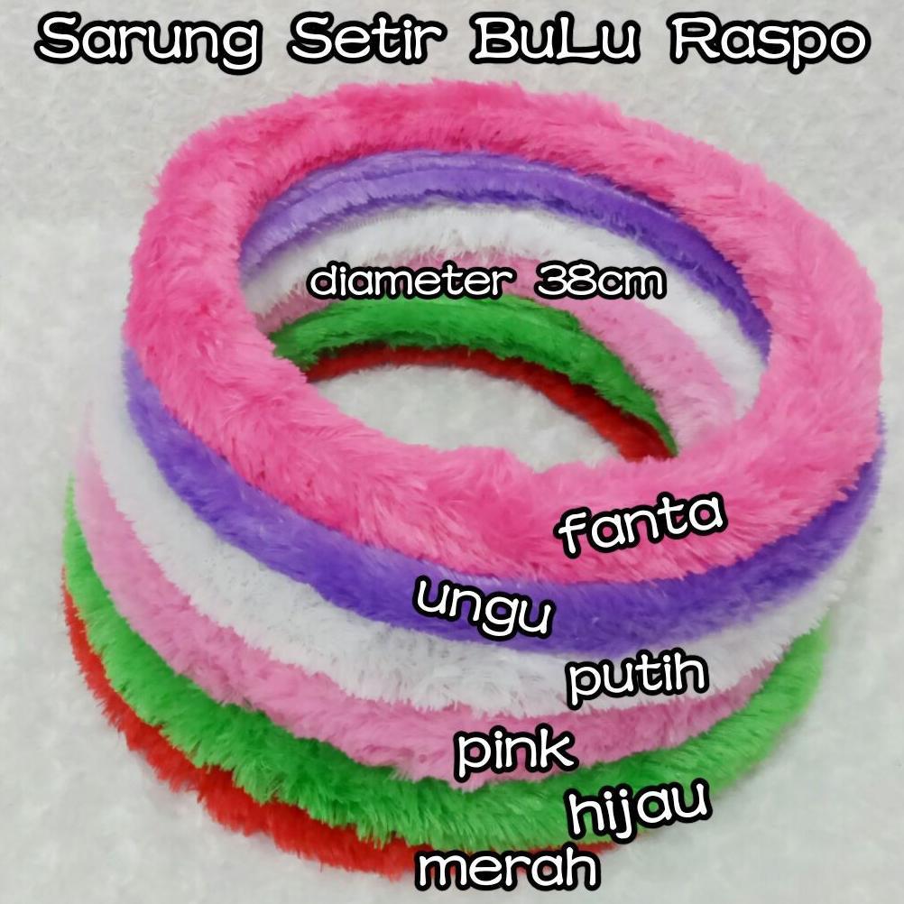 Cover Setir - Sarung Setir Mobil Motif Raspo Bulu Raspo