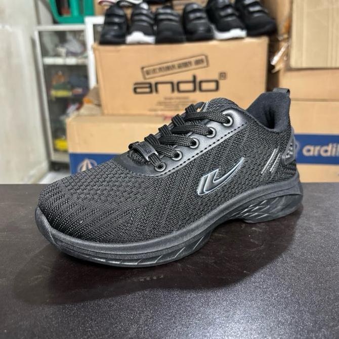 Sepatu New Era Agnez Tali Hitam Hitam Sepatu Sekolah / Sepatu Sneakers/ Sepatu Anak