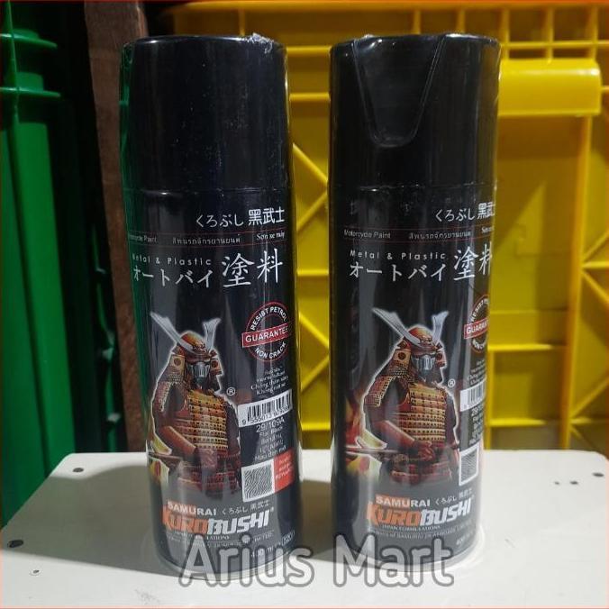Wutwut- Pilok/Pilox Samurai Cat Semprot Samurai 109A Flat Black Hitam Doff