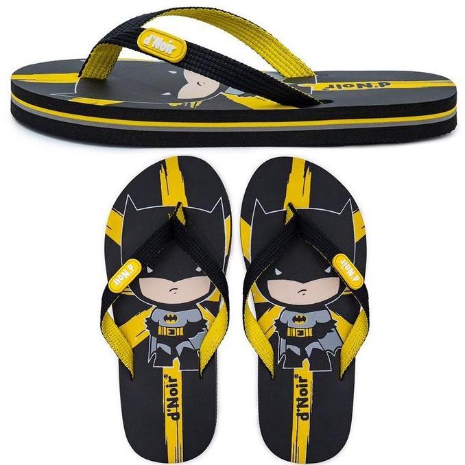 Sptkrn- Dnoir Sandal Jepit Anak Laki Laki Batman Size 25 - 36 Fashion