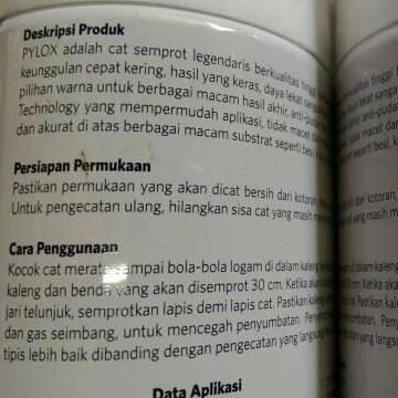 Wutwut- Pylox Putih / Pylox Transparan / Pylox Clear / Cat Semprot / Cat Spray