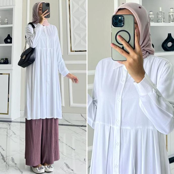 Zalfaoutfit HAFSA tunik rayon twill premium
