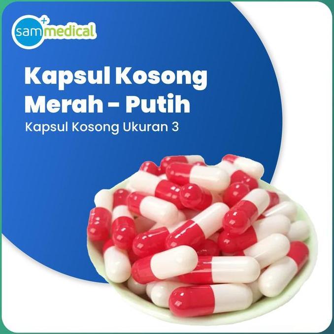New- Kapsul Kosong Cangkang Kapsul Kosong / Kapsul Kosong - No 3 (100Mg)