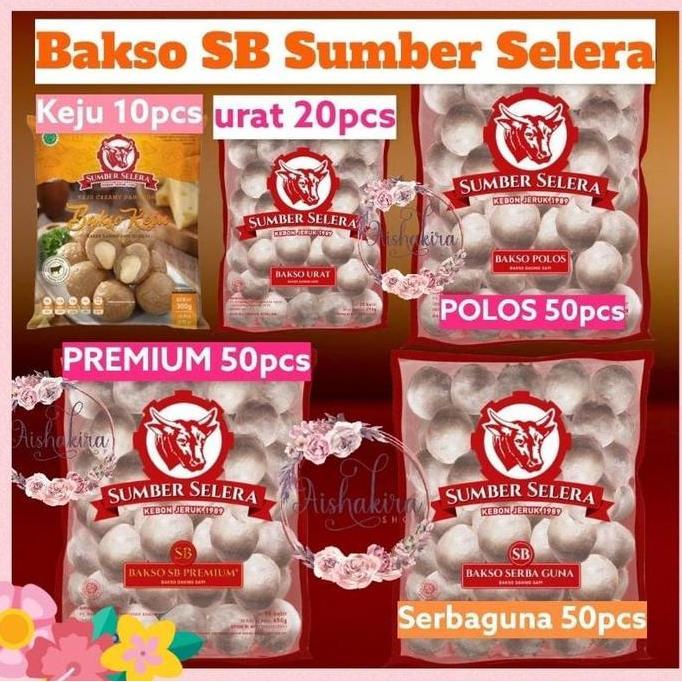 Bakso sapi SB premium isi 50 Bakso sapi Sumber Selera Kebun jeruk ASLI