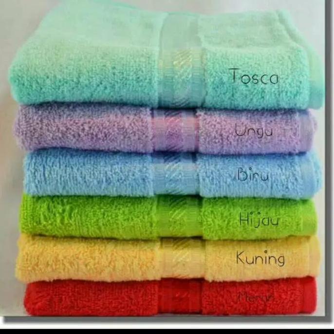 Grosir Handuk Merah Putih Besar 70 x 140 Terry Palmer - Handuk Dewasa
