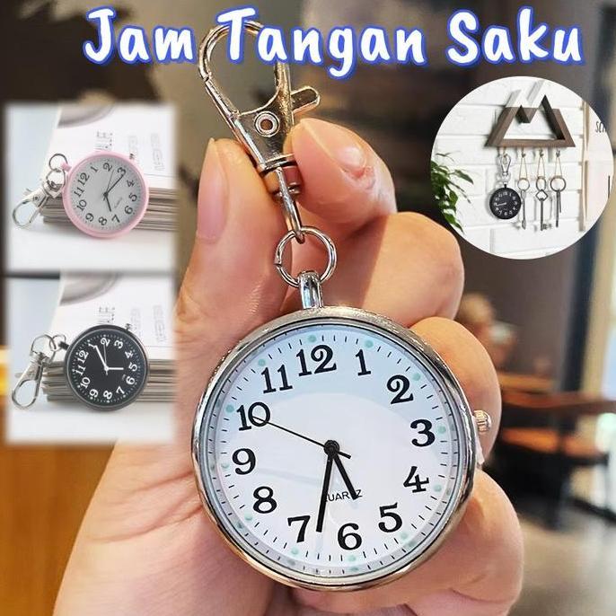 Jam Tangan Saku Jam Saku Gantungan Kunci Perawat Mini Gantungan Kunci Jam Saku Digital Gantungan Kun